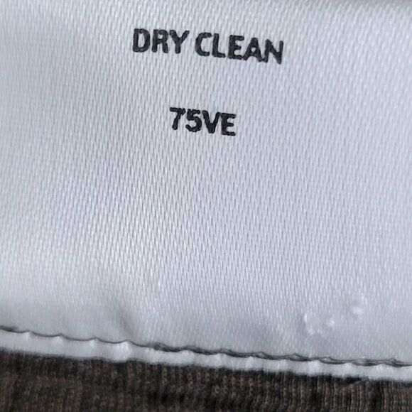 Eileen Fisher Silk Sponge Jacket Size Medium Brown Olive Green Collarless Blazer - Picture 11 of 11